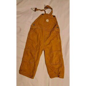 Carhartt Overalls Tan Toddler 2T (2 Years) Coveralls Brown (100% Cotton)